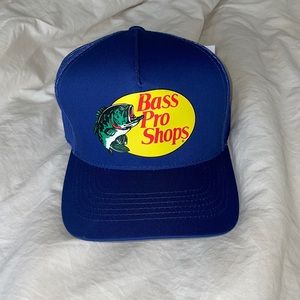 Royal blue bass pro shop hat